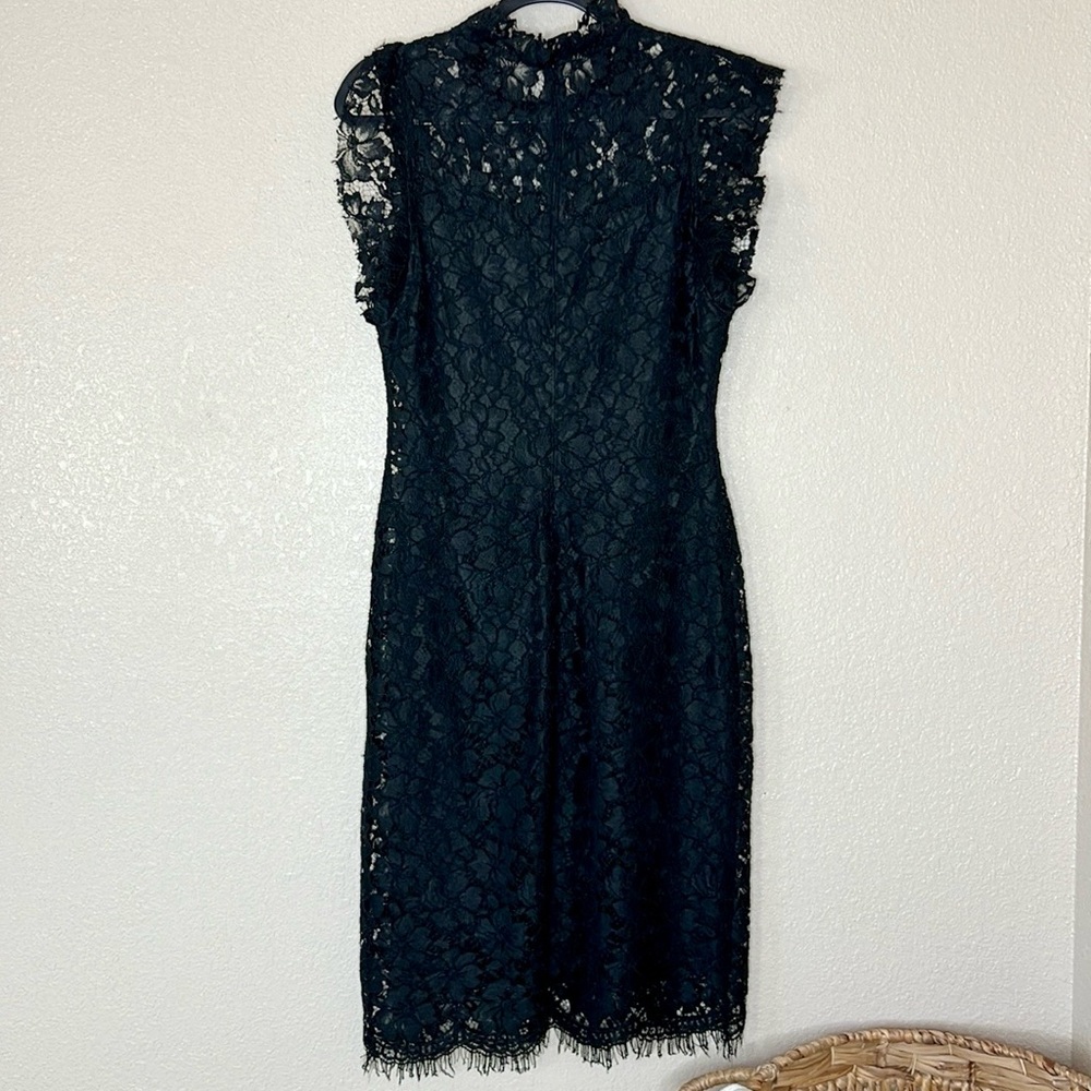 Enfocus Studio Black Floral Lace Dress - Picture 4 of 8